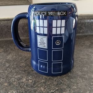 Dr Who Tardis Mug Stein Large Blue